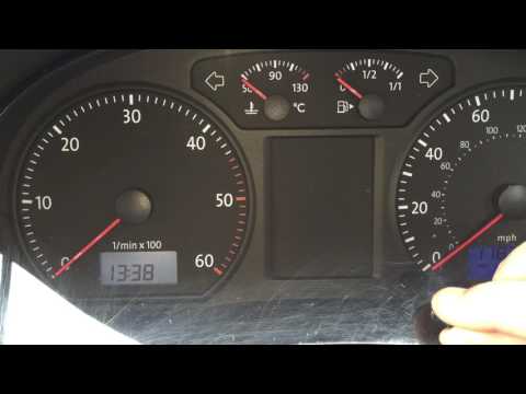 How to change / adjust dash time clock VW Polo MK4