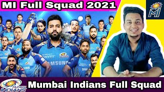 IPL 2021 MI Squad|MI Team 2021 Players List|MI Team Squad 2021|Mumbai Indians Full Squad 2021