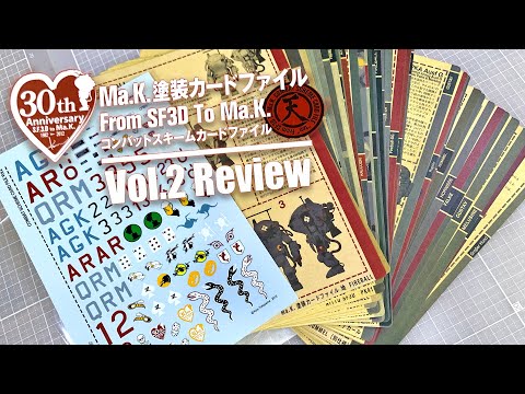 Ma.K. Combat Scheme Card File Vol.2 - Review!