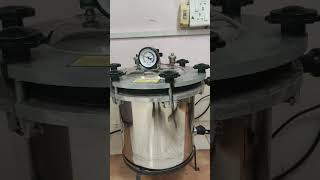 Small Autoclave Machine || Sterilization Process || Decontamination Process using Autoclave Machine