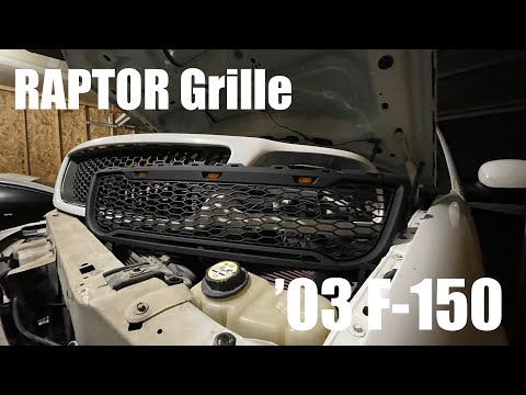 Putting a RAPTOR Style Grille on my F-150!