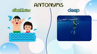 Antonyms || Opposite Words ~ SHALLOW vs DEEP || English Vocabulary || #arcbrainsparks #dailyenglish