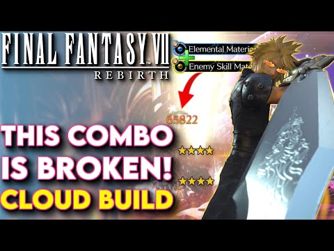 This COMBO Is BROKEN! BEST Cloud Build For Final Fantasy VII Rebirth! - FF7 Rebirth Cloud Build