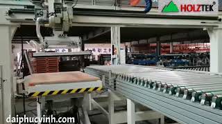 HOLZTEK. FULL PHỤ KIỆN BÀN NÂNG - GẮP VÁN - BĂNG TẢI RULO TỰ ĐỘNG TỐI ƯU TRONG SX VÁN.