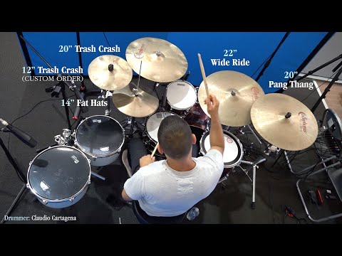 Bosphorus Stanton Moore Groove Series 14" Fat Hats; 20" 12" Trash Crash 20" Pang Thang 22" Wide Ride