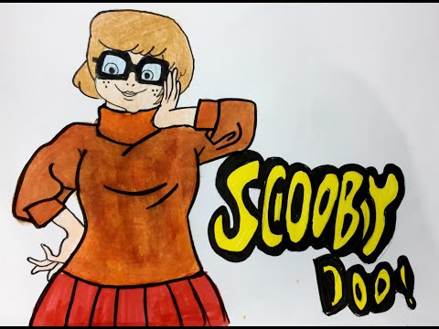 How to Draw Velma Dinkley from Scooby Doo