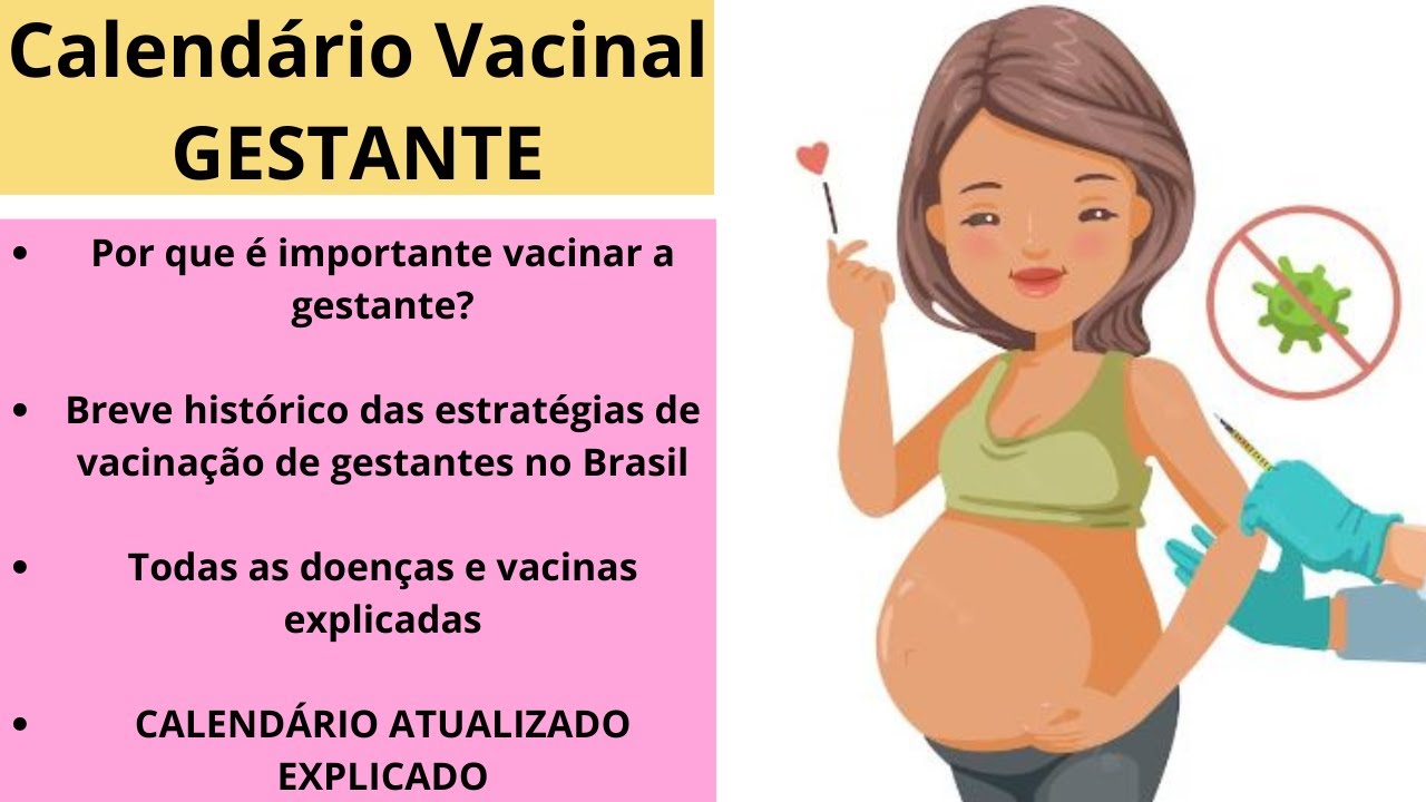 CALENDÁRIO VACINAL DE GESTANTES | AULÃO ATUALIZADO COMPLETO