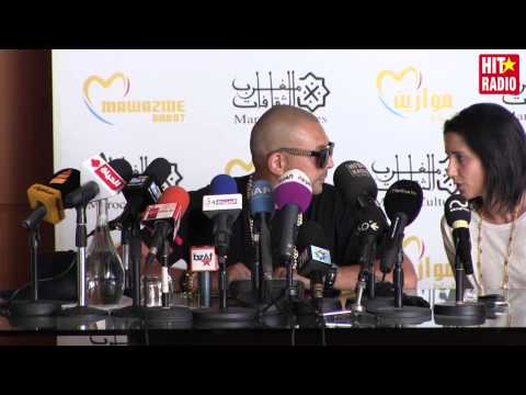 Conférence de presse avec Sean Paul à Mawazine 2015 sur HIT RADIO