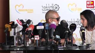 Conférence de presse avec Sean Paul à Mawazine 2015 sur HIT RADIO