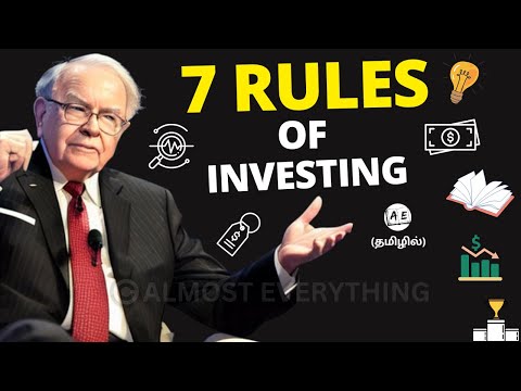 7 RULES OF INVESTING WARREN BUFFETT (TAMIL) | Basic Rules of Investing | almost everything finance