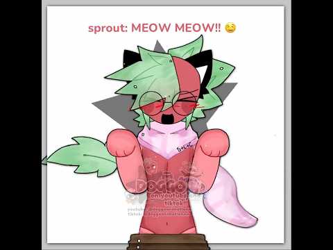 sprout meows 🤤 | #dandysworld #shorts | inspo: everyone