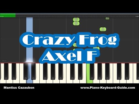 Crazy Frog - Axel F - Easy Piano Tutorial - How To Play