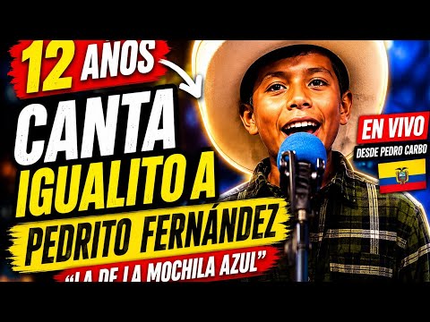 ¡TIENE 12 AÑOS y canta como PEDRITO FERNÁNDEZ! 😱🎙️ “La de la Mochila Azul” | Samapro Session