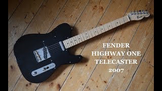 Video thumbnail for FENDER HIGHWAY ONE TELECASTER 2007 by KRAZEEIZATION