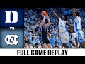 Duke Vs North Carolina Full Game Replay 2024 25 ACC Men S Basketball