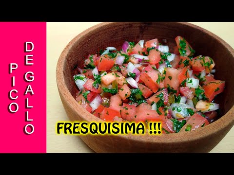 Como hacer PICO DE GALLO 😉