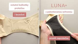LUNA+ menstruační kalhotky bordó 2XS