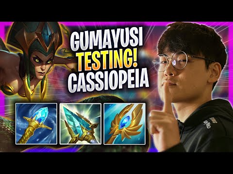 GUMAYUSI TESTING CASSIOPEIA IN KR SOLOQ! - T1 Gumayusi Plays Cassiopeia ADC vs Kalista!