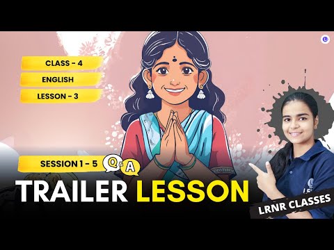 My English Book Class 4 English Trailer Lesson 3 Session 1 to 5