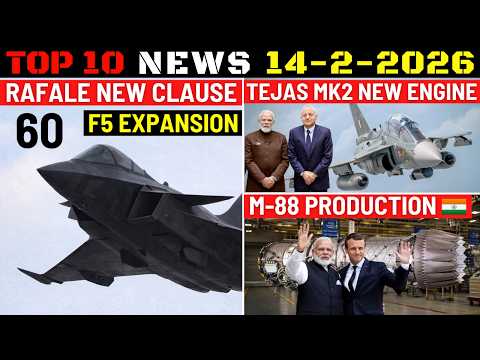 Indian Defence Updates : Rafale F5 Expansion Clause,Tejas MK2 New Engine Offer,M-88 Production India