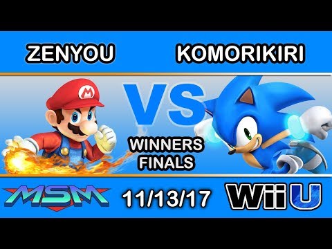 MSM 121 - eM | Zenyou (Mario, Sheik) Vs. 2GG | komorikiri (Sonic) Winners Finals