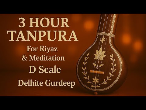 D Scale Tanpura ll Best For singing ll 3 Hours long