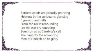 Charlotte Church - Men of Harlech Lyrics