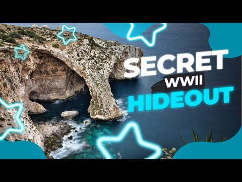 This Cave Was a WWII Hideout?! 🕵️ (The Shocking Truth About Maltafacts blue Grotto) #bluegrotto