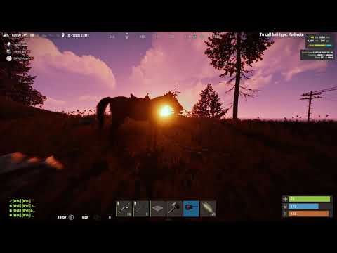 Rust - Clips of my friend playing rust for the first time