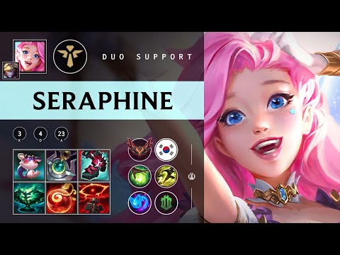 Seraphine Support vs Zyra - KR Grandmaster Patch 25.23