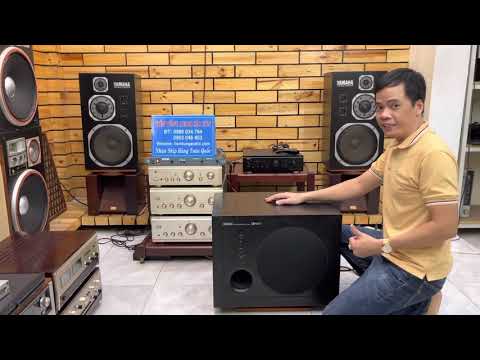 BỘ LOA KIỂM ÂM HUYỀN THOẠI YAMAHA NS-1000 & SUB SW-1000 TEST  Tiến Dũng Audio Sài Gòn.
