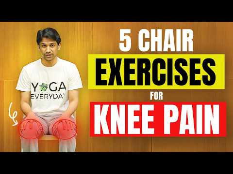 Daily 15-Min Chair Exercise for Knee Pain Relief | Workout at Home | Saurabh Bothra Yoga