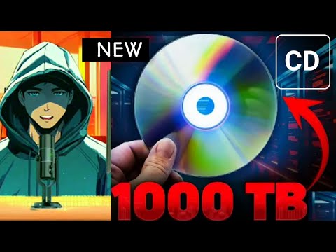 CDs ARE BACK! WITH MASSIVE 16 LAKH GB Storage in just 1 CD New Gen Advance Technology
