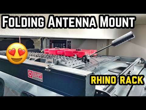 Installed Rhino Rack Antenna Mount + WeBoost on 4Runner【TRD72】