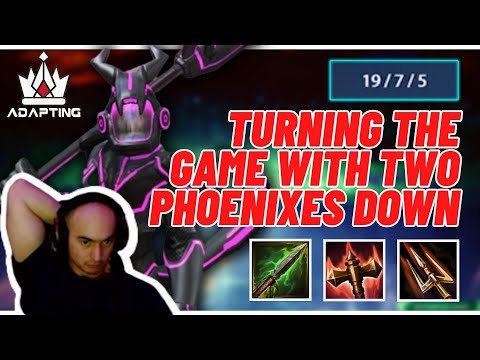 SEIGING WITH TWO PHOENIXES DOWN WITH THE MONKEY - SMITE 3K RANKED PRO JUNGLE PLAYER