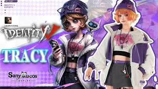 【SanyMuCos】  Identity V Cosplay Mechanic - BLK.Tracy Cosplay Costume💜🕹💜🕹💜🕹