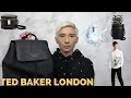 TED BAKER LONDON. MY FAVORITE BACKPACK! WHAT FITS + UNISEX COLLECTION!!!
