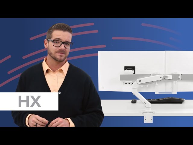 Video teaser for The Ergotron Difference: HX Monitor Arms