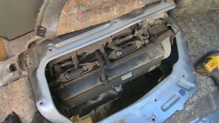 Toyota Previa Passenger Engine Compartment Access Panel - How To Access Valve Cover & Plugs / Wires