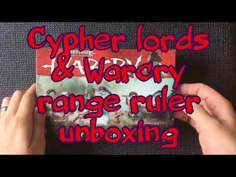Cypher Lords and Warcry range ruler unboxing