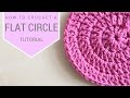 CROCHET: How to crochet a flat circle | Bella Coco