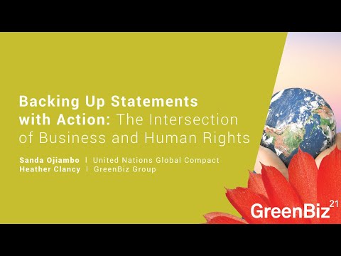 Backing Up Statements with Action: The Intersection of Business and Human Rights with Sanda Ojiambo