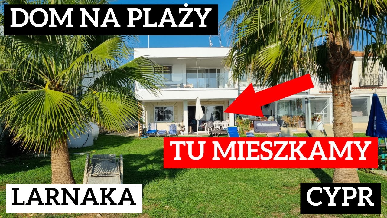 🏖️ 🏝️ Larnaka, Dom na plaży, bulwar, marina, plaża...