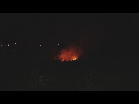 Incêndio atinge terreno no Wenzel
