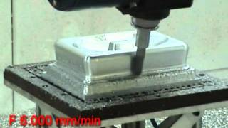 CMS Ares: producing a highly finished Aluminum mold surface using 5 Axes CMS Ares: producing a highly finished Aluminum mold surface using 5 Axes