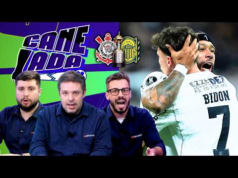 TIMÃO NAS QUARTAS! CORINTHIANS SE SUPERA COM UM A MENOS, VENCE ROSARIO CENTRAL E AVANÇA! | CANELADA