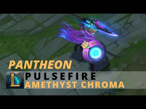 Pulsefire Pantheon Amethyst Chroma - League Of Legends