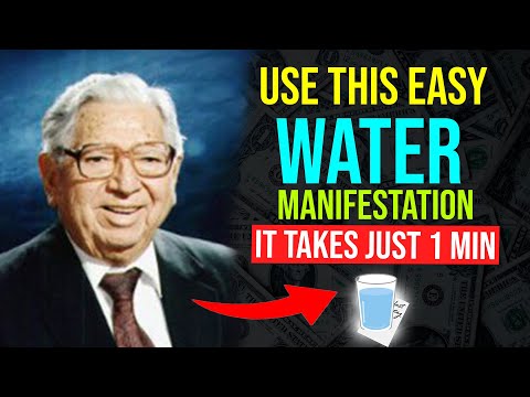 Place A GLASS OF WATER Under Your Bed And Manifest Anything You Want - Silva Method - Jose Silva