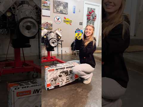 EDELBROCK INTAKE INSTALL 383 STROKER - 383 PT9 #shorts