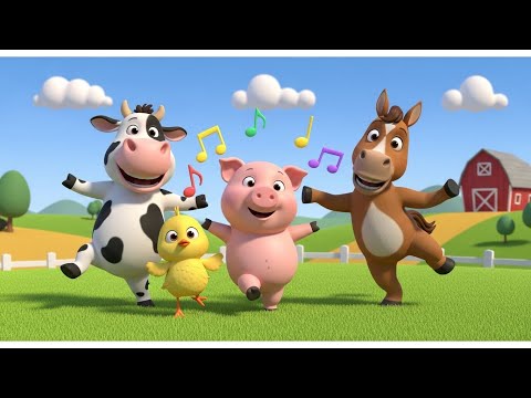 Os Bichinhos Felizes da Fazenda | Música Infantil Animada | 1 Hora | AMIGUINHOS TV